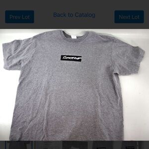 Supreme Heather Gray Short Sleeve Tee